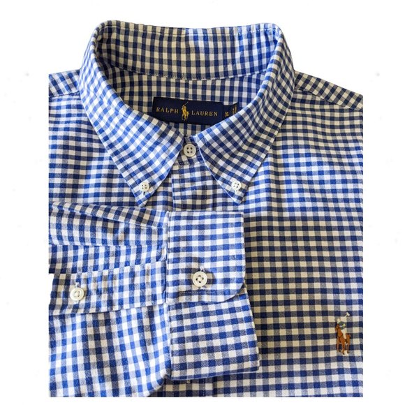 Ralph Lauren Other - RALPH LAUREN Gingham Button Front Dress Shirt XL